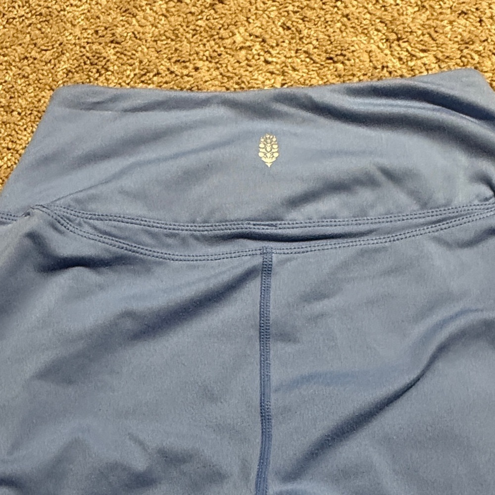 Free People Movement Very Prairie Leggings Corsican Blue Small - Picture 6 of 6